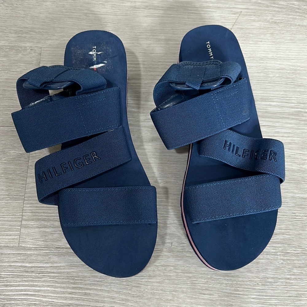 Tommy Hilfiger • platform stretch sandal tricolor